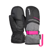 Reusch Bolt GTX Junior Mitten 4961605 7771 black grey pink 1